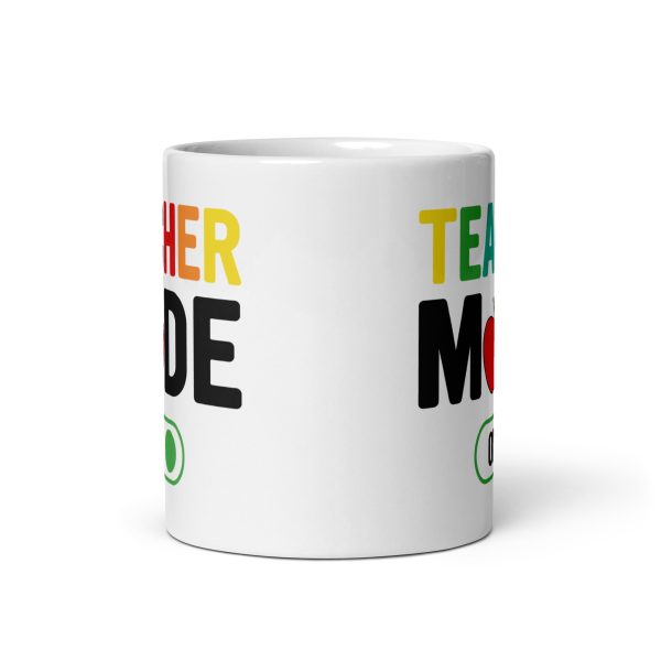 Teacher mode on funny coffee mug / cup - Image 3
