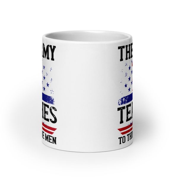 The army teaches boys to think like men funny coffee mug / cup - Image 9