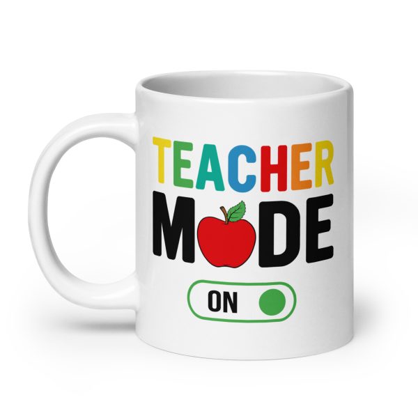 Teacher mode on funny coffee mug / cup - Image 8