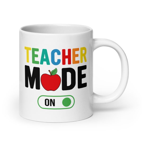 Teacher mode on funny coffee mug / cup - Image 7